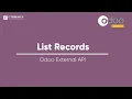List Records Odoo External API XML-RPC