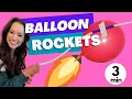 How to Make a Balloon Rocket - Science Experiment for kids