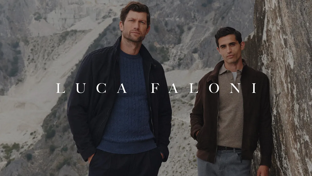 Luca Faloni — LUCA FALONI — Luxury Menswear in a Marble Quarry (YouTube video ad)