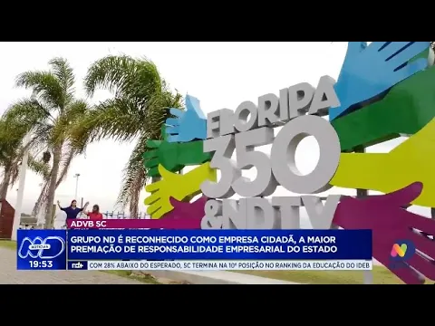 Grupo ND conquista o Prêmio Empresa Cidadã, destaque em responsabilidade empresarial em SC