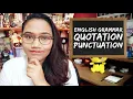 Quotation Punctuation - Sentence Correction
