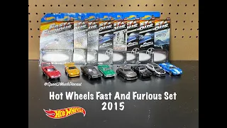 2015 Hot Wheels Fast And Furious Series Set | Diecast Unboxing | 3rd Release | Supra WRX STI