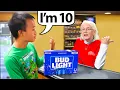 Buying Beer While Acting Like A Kid