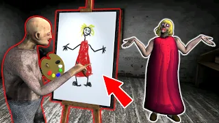 new granny vs grandpa vs painting funny horror animation parody p 90 