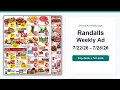 Randalls Weekly Ad 26 - 26 Top 10 Deals