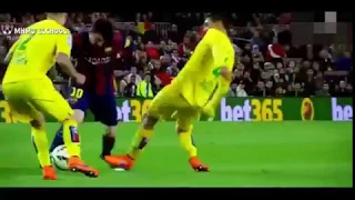 مهارات ميسي  علي اغنية انت معلم  شعبي          دندنها