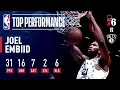Joel Embiid STUFFS The Stat Sheet in Game 4 April 20 2019