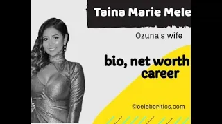 Taina Marie Melendez The reason behind singer Ozuna s success Hollywood Stories