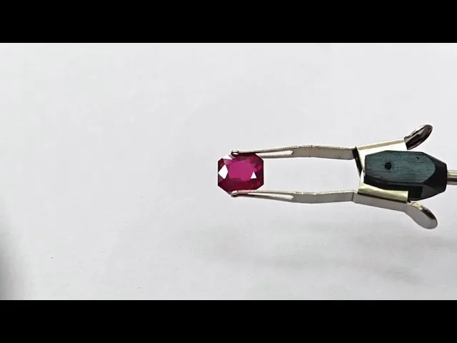 Octagon Ruby 3.74 ct.