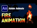 Fire Animation in Adobe Animate Tutorial Free Project