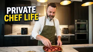 Private Chef Cooks Breakfast for 18 Hungry Athletes