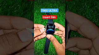 How To Insert Sim In T900 Ultra Smartwatch Smartwatchclub Shortfeed Shorts Tech Insertsim 