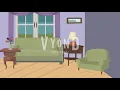Comedy World Living Room in Vyond Studio