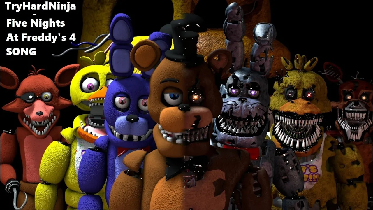 (SFM FNAF) Five Nights at Freddy's 4 SONG by TryHardNinja