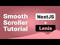 3 Ways I Set up Smooth Scrolling in NextJS