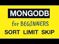 MongoDB Tutorial for Absolute Beginners 24 MongoDB Sort Limit and Skip helper methods