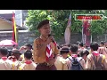 Berseragam Pramuka, Frengky Zega Bawakan Lagu Kece-Keceu Mano