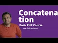Concatenation in PHP Mastering Concatenation in PHP A Complete Guide to String Manipulation