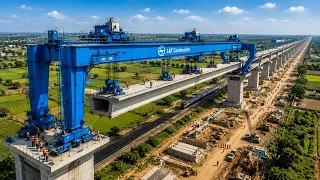 Heavy Machinery in Action | Amazing Bridge Construction, Bullet Train & Road Building Projects