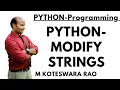 14 Python Modify Strings