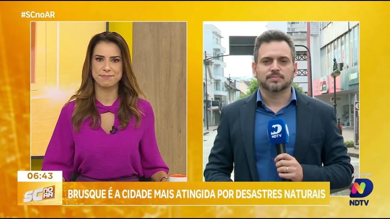 Brusque lidera estatísticas de desastres naturais em Santa Catarina