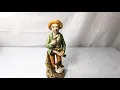 Vintage Homco Porcelain Old Man With Goose Figurine