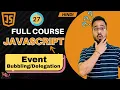 JavaScript Tutorial in Hindi Event Bubbling Delegation 2025
