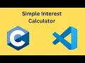 How to make a Simple Interest calculator in c
