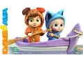 Lagu Row Row Row Your Boat | Nursery Rhymes and Baby Songs from Dave and Ava
