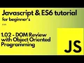DOM Review with Object Oriented Programming Javascript For Beginner Codeberry