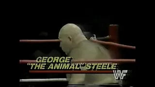 George Steele In Action All Star Wrestling June 23rd 1985 