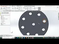 SOLIDWORKS BASIC TUTORIAL 04 - How to use Circular Linear Pattern Features