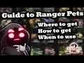Guide to Ranger Pets - Where to Get How to Get and When to Use Them