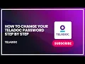 How to Change Your Teladoc Password Step by Step