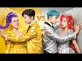 KPop Demon Hunters Makeover IRL! Gold Huntrix vs Silver Saja Boys | SAJA Boys x Huntrix
