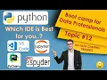 Which Python IDE is Best for you VS Code vs Jupyter vs PyCharm vs Spyder Topic
