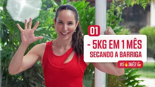5kg em 1 mês treinando em casa- tabata completo e sem equipamentos pra secar barriga-Carol Borba