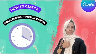 HOW TO CREATE A COUNTDOWN TIMER ANIMATION IN CANVA easy free in canva