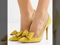Outstanding and beautiful leather latex party wear pencil high heels shoes designs ideas