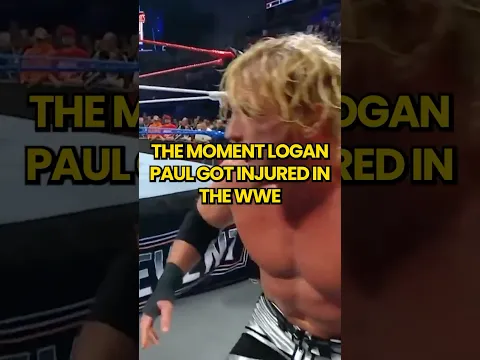 The Moment Logan Paul Got Injured In The WWE #loganpaul #wwe #injury #shorts