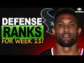 Week 11 DST Fantasy Football Rankings Top-15