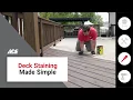 Deck Staining Made Simple Ace Hardware