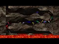 Escape from the Lava - Survival Marble Race in Algodoo