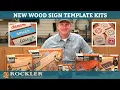 Making Wood Signs with Rockler Router Templates
