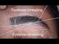 How to do Eyebrow and Forehead Threading RitaBhatia