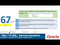Oracle PL SQL interview question Oracle View related question add drop columns in base table