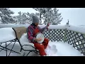 Andy Thorn plays Foggy Mountain Breakdown in the snow - Happy Birthday Earl Scruggs