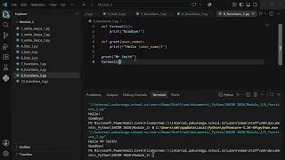 Python programming module 2 - 10 Functions 3