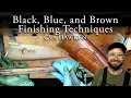 Brass Black Cold Blueing and Wood Staining Let s Build a CVA Hawken Part 8 I Love Muzzleloading