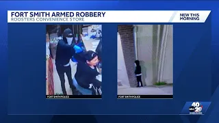 Fort Smith Arkansas police search for armed robbery suspect